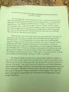 The Voice of Vocation