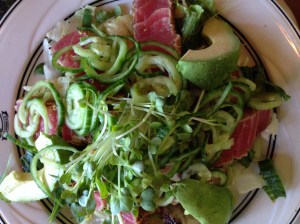 Seared Ahi Tuna salad